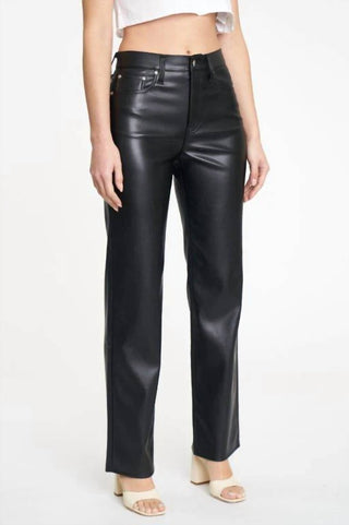 Daze - Women's High Rise Straight Leg Jeans