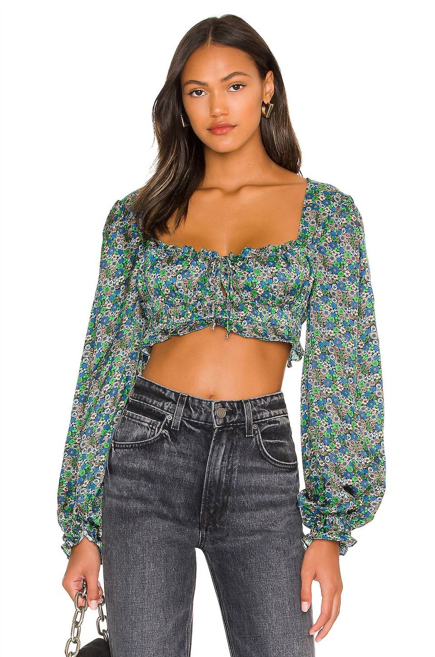 For Love & Lemons - ALISA CROP TOP