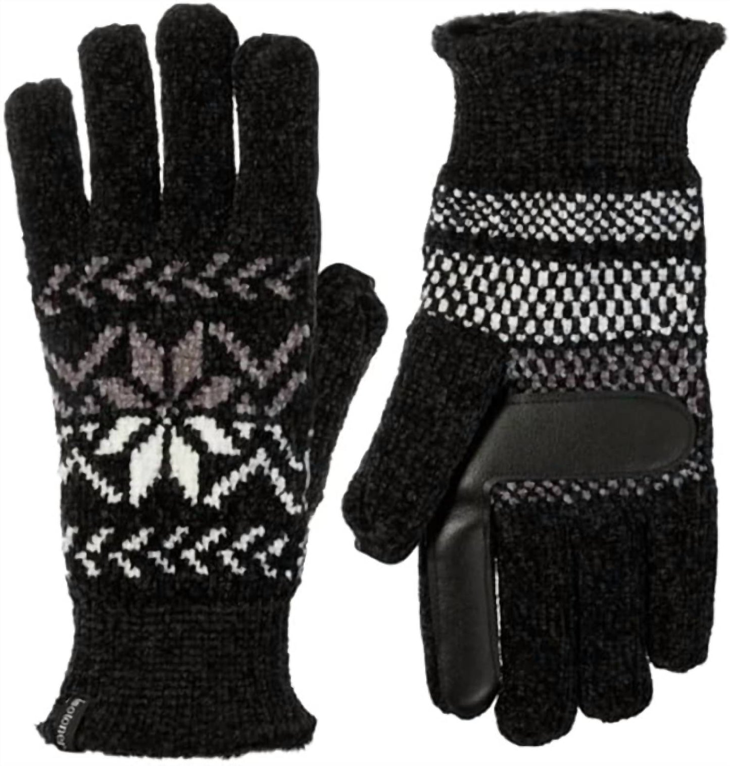Isotoner - Women's Chenille Snowflakes Gloves