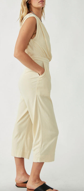 Free People - One Shoulder High Waisted Jumpsuit