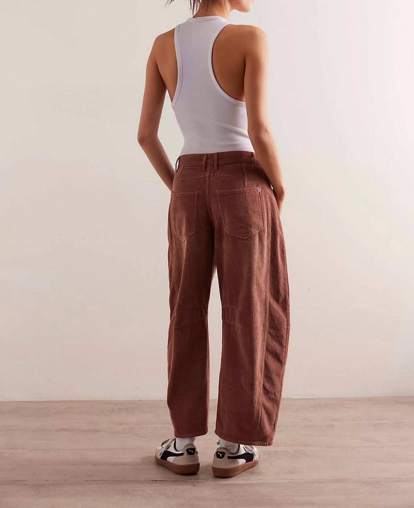 Free People - Good Luck Relaxed Fit Wide-leg Cord Pants