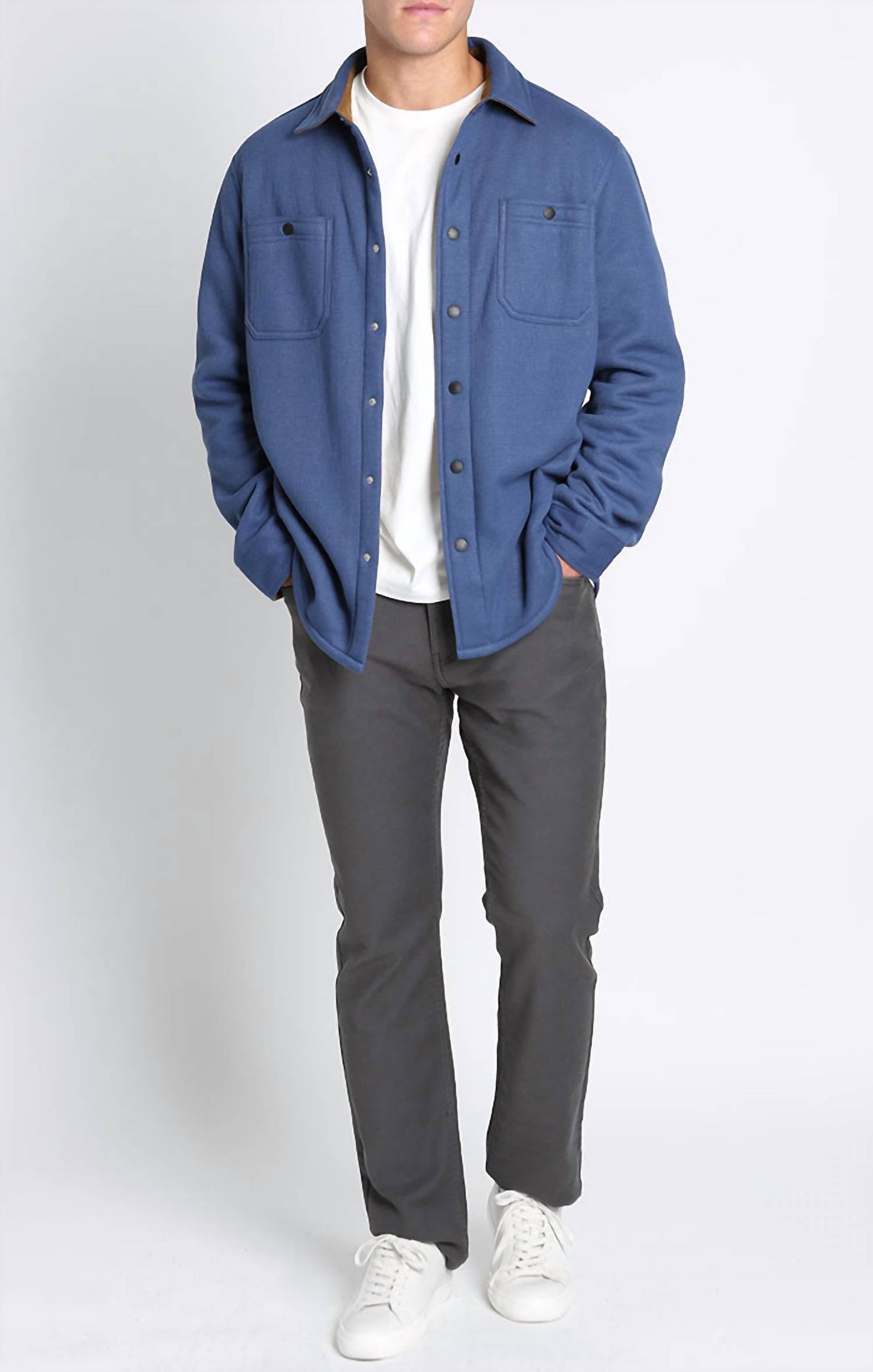 Jachs New York - Sherpa Bonded Waffle Snap Workshirt