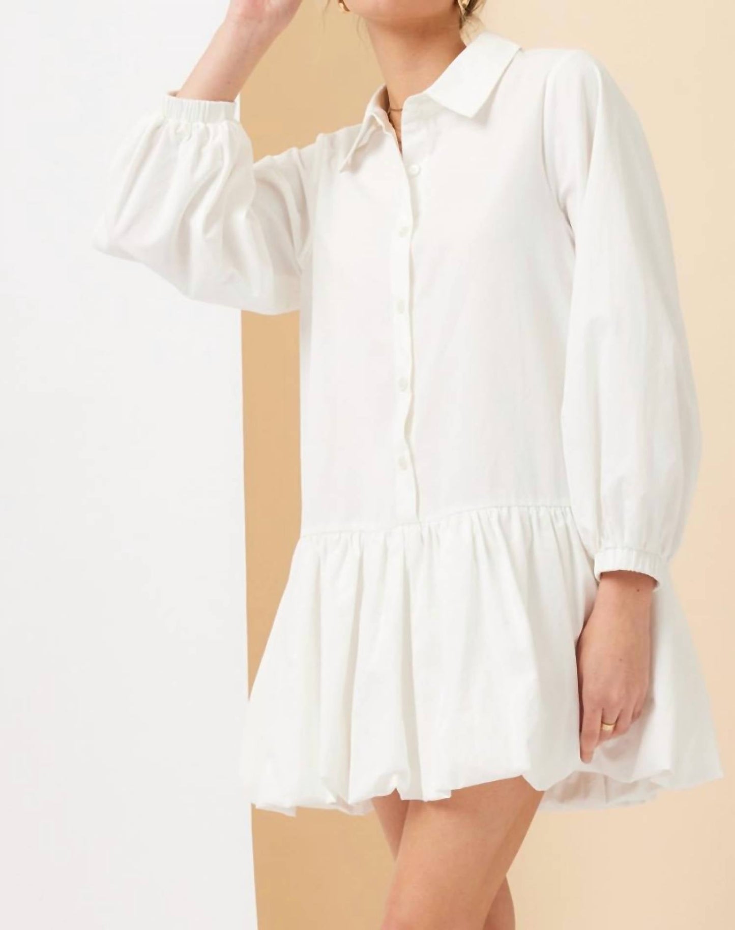 Illa Illa - Shirt Bubble Hem Dress