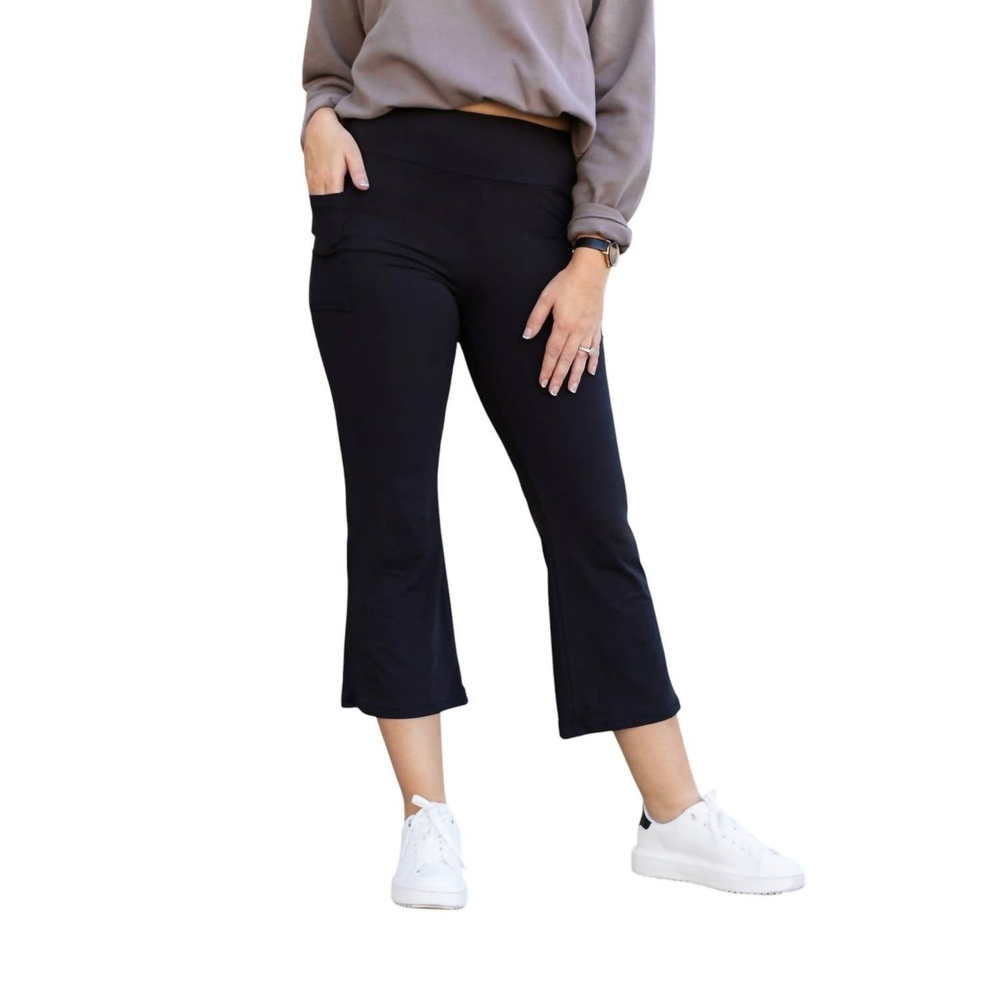 Julia Rose - Delilah Kick Flare Leggings with Pockets
