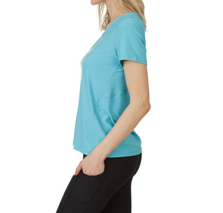 X By Gottex - Blusa Honey Comb Loose Fit Manga Curta Gola V