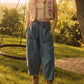 Entro - CORDUROY FLORAL EMBROIDERED VEST