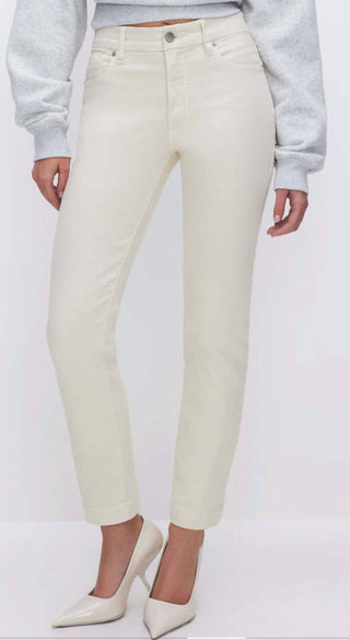 Good American - Calça Jeans Clássica com Bainha de Calça