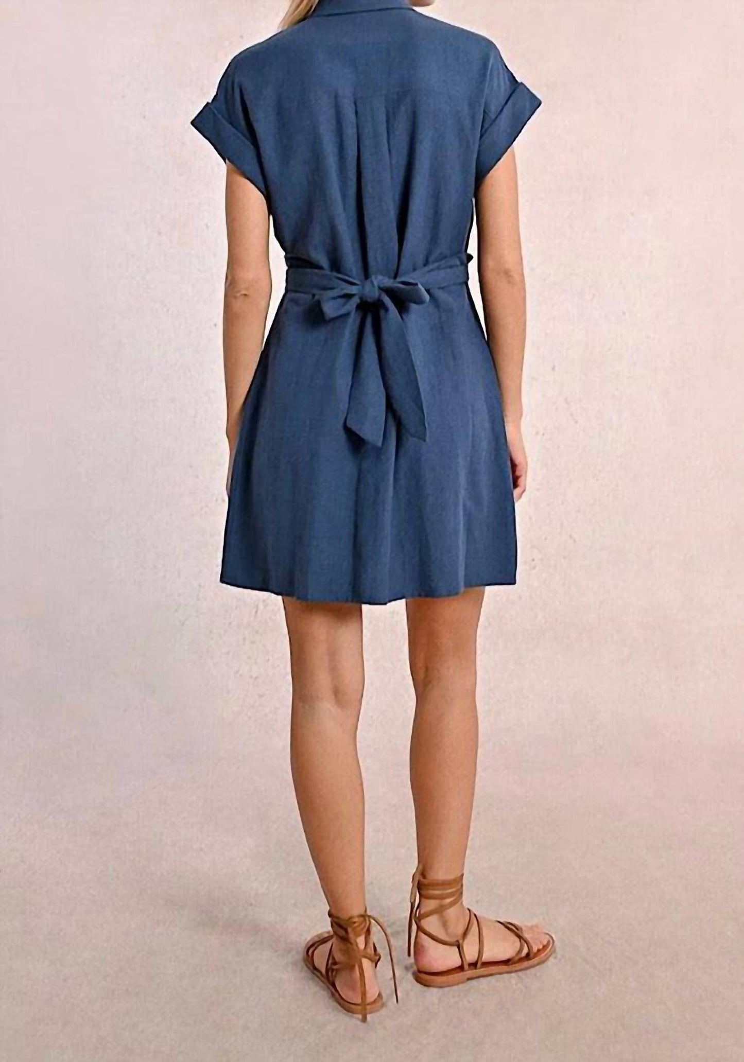 Molly Bracken - Tie Back Shirt Dress