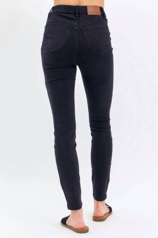 Judy Blue - Calça jeans skinny de cintura alta com bolsos laterais