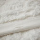 King/Cal King 3 Piece Tufted Cotton Chenille Damask Duvet Cover Set