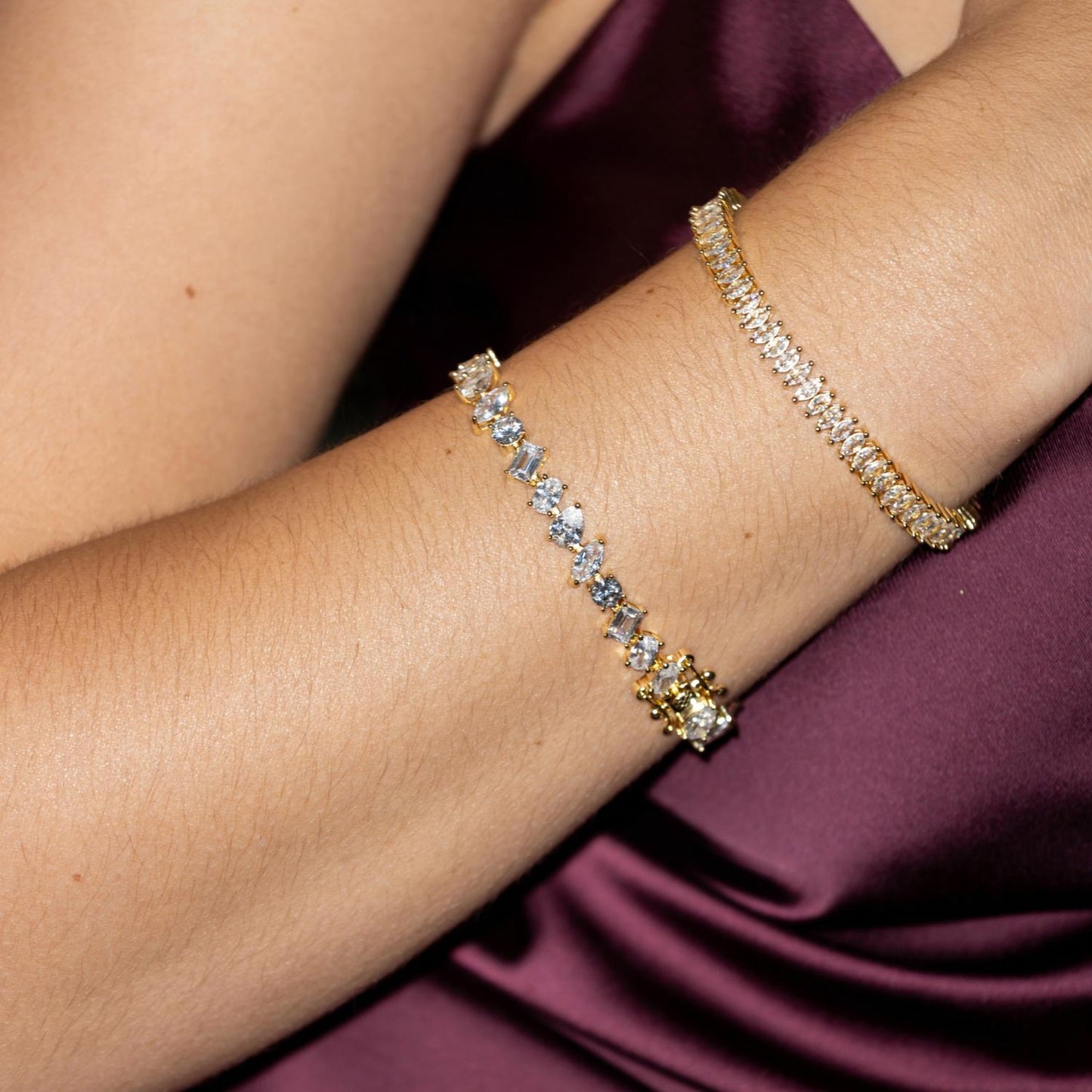 Sahira Jewelry Design - Women's Maisley Tennis Bracelet