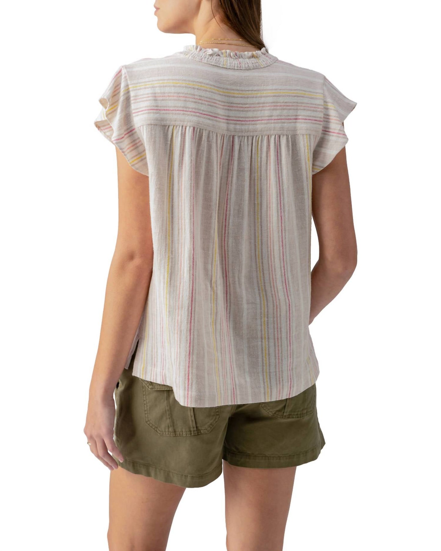 Sanctuary - Split Neck Tunic Top