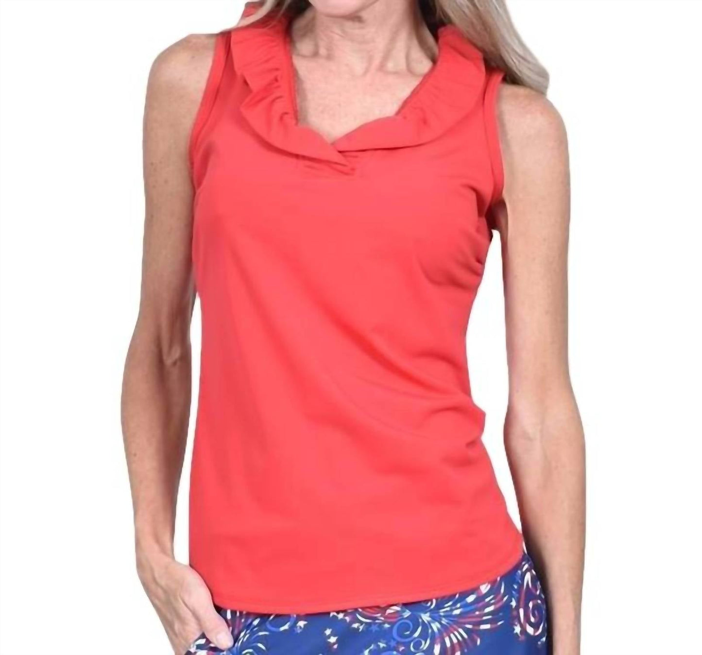 Southwind - Pebble Beach Ruffle Top
