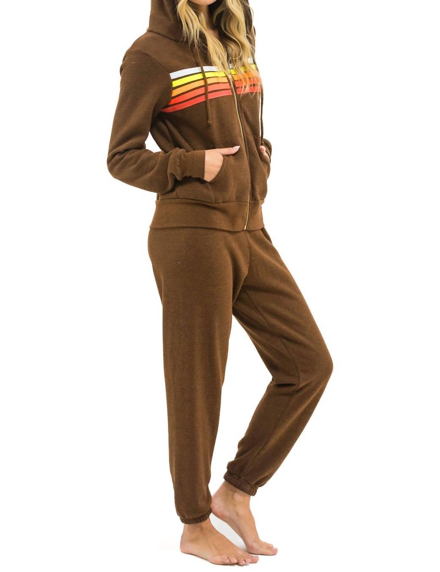 Aviator Nation - Unisex 5 Stripe Hoodie