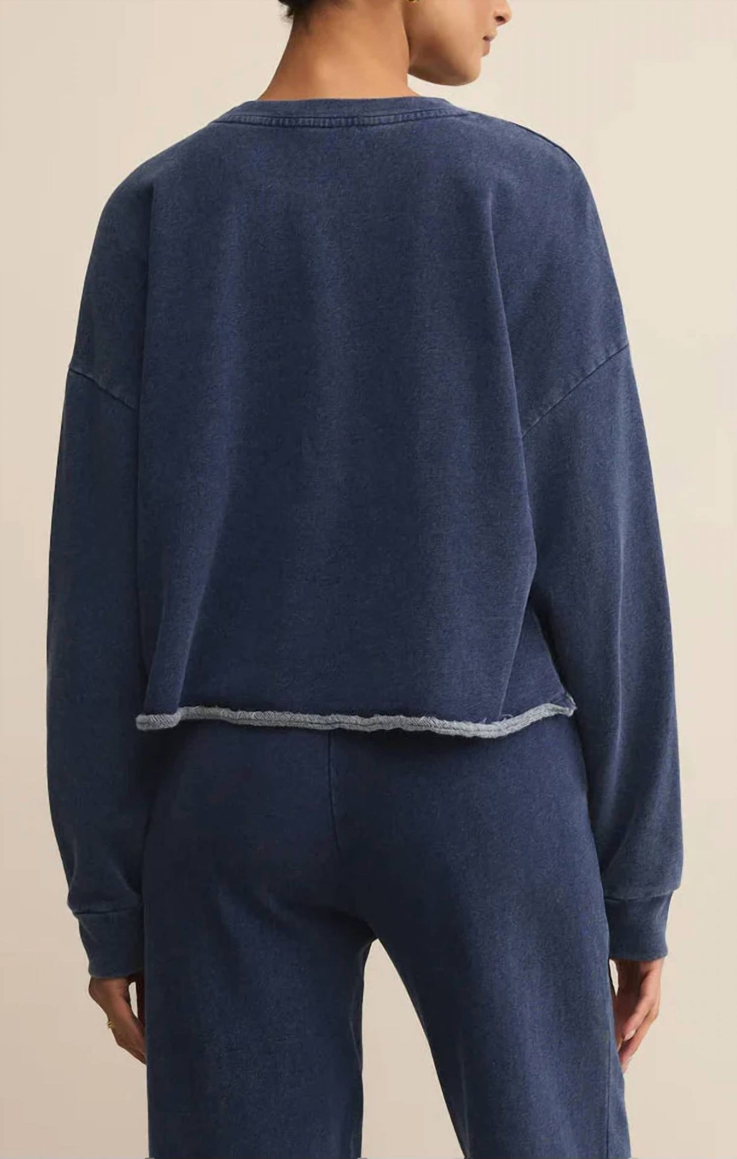 Z Supply - Circuit Knit Denim Sweatshirt