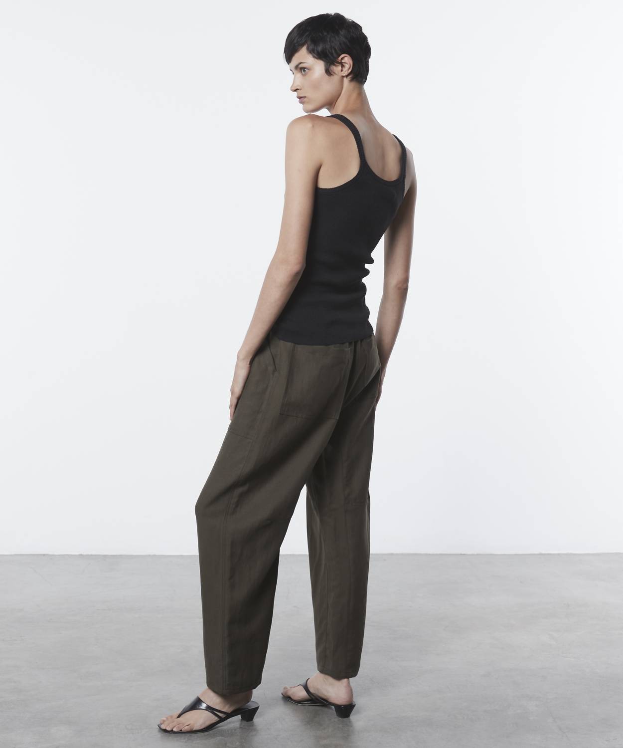 Enza Costa - LINEN KNIT STRAPPY TANK