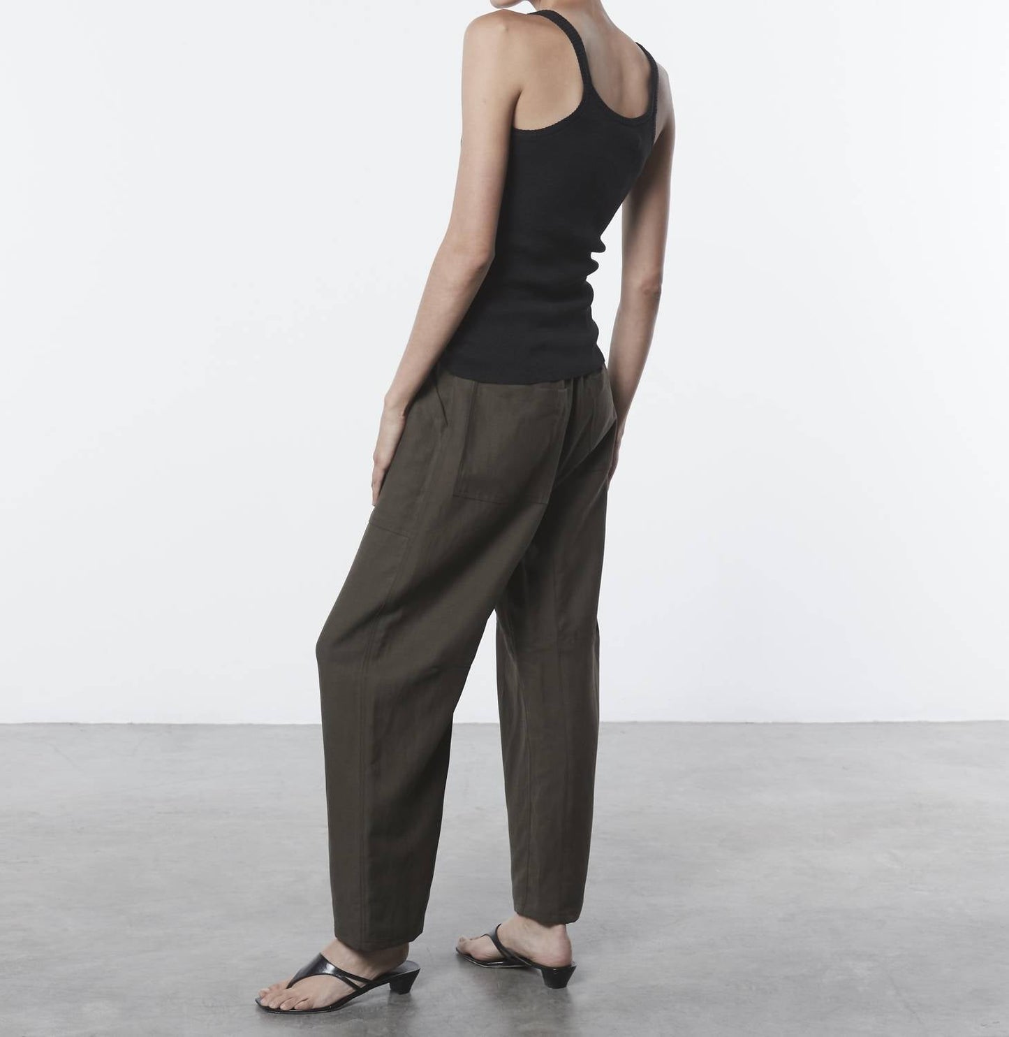 Enza Costa - LINEN KNIT STRAPPY TANK