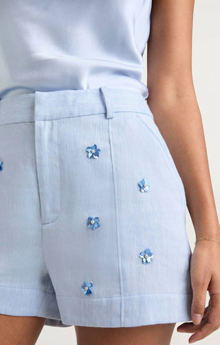 Cinq A Sept - Pearl Ditsy Suiting Tora Short