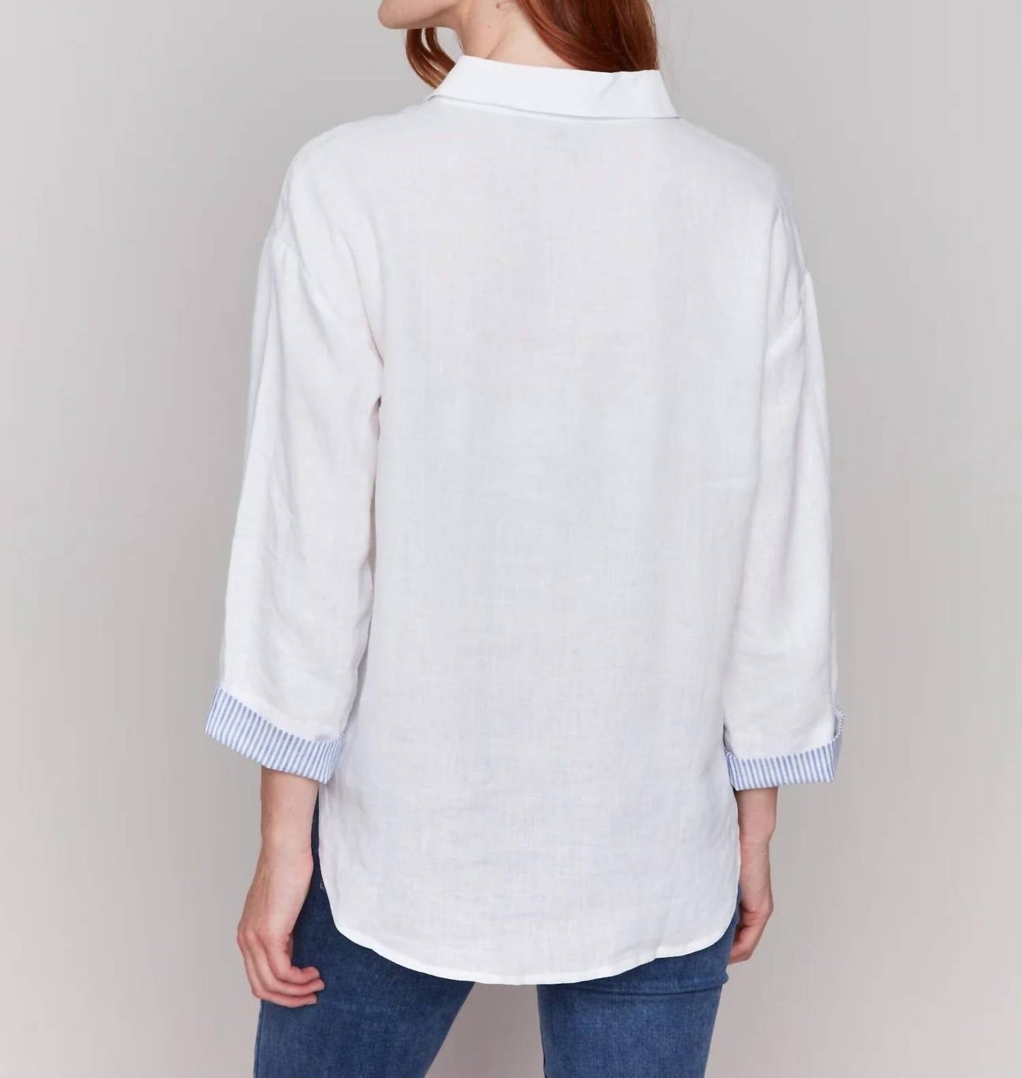 Charlie B - Drop Shoulder Long Sleeve Top