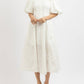 Olivaceous - Wilson Eyelet Midi Dress