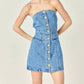 2.7 August Apparel - Dani Denim Mini Dress