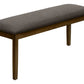 Bench, Rectangular, Hallway, Upholstered, Transitional