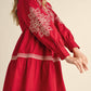 &Merci - Reba EMBROIDERED BUTTON DOWN MINI DRESS
