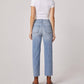 Edyson - Olivier High Rise Straight Leg Jeans with Raw Hem