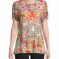 Johnny Was - WILD GARDEN PRINTED PUFF-SLEEVE FLARED T-SHIRT