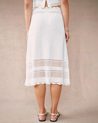 Bella Dahl - Crochet Midi Skirt