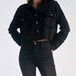 Elan - Women's Cropped Rock and Love Jacket