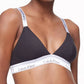 Calvin Klein - Unlined Adjustable Strap Cotton Blend Triangle Bralette