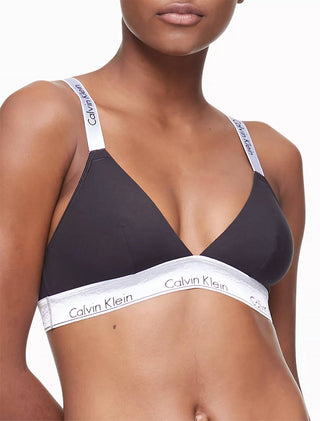 Calvin Klein - Sutiã Triângulo em Mistura de Algodão com Alça Ajustável e Sem Forro