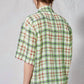 Topshop - Silk Check Print Bowling Blouse