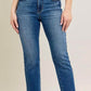 Judy Blue - Vintage Wash Release Hem Kick Flare Jeans