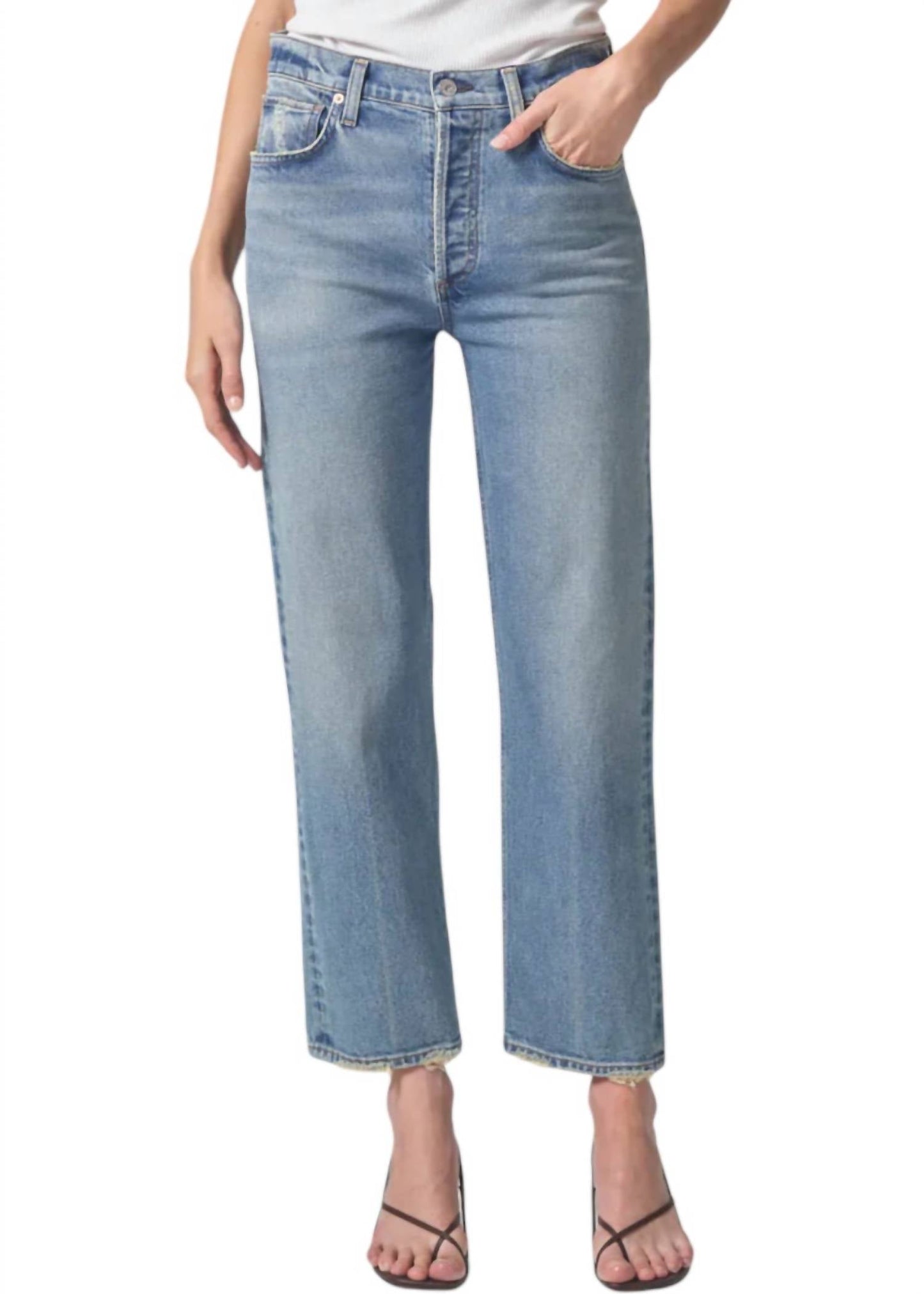 Citizens Of Humanity - Fontana Florence Wide Straight Jeans