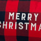 Primitives By Kathy - Merry Christmas Buffalo Check Plaid Pillow