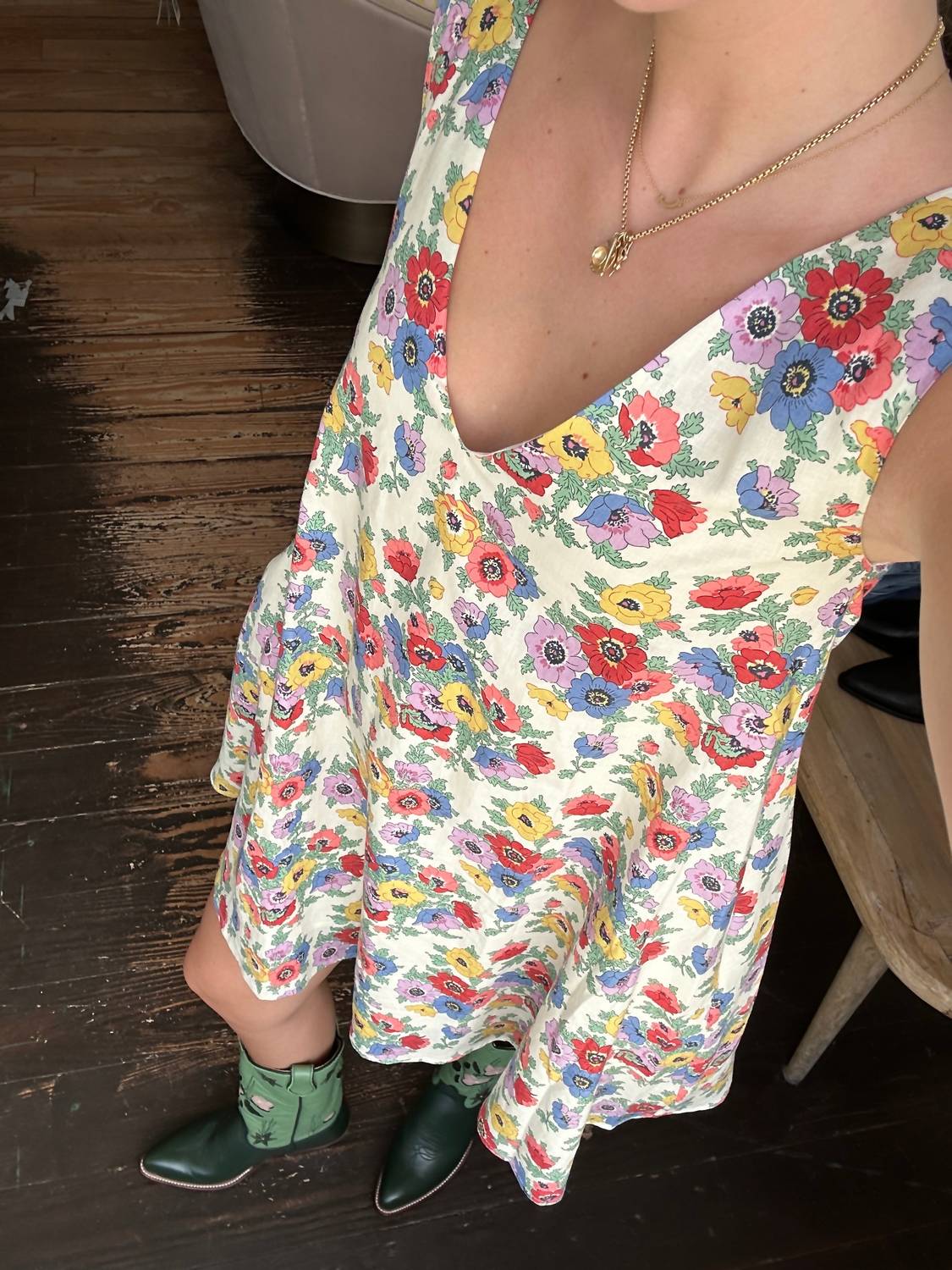 Alix Of Bohemia - Soleil Wildflower Linen Mini Dress