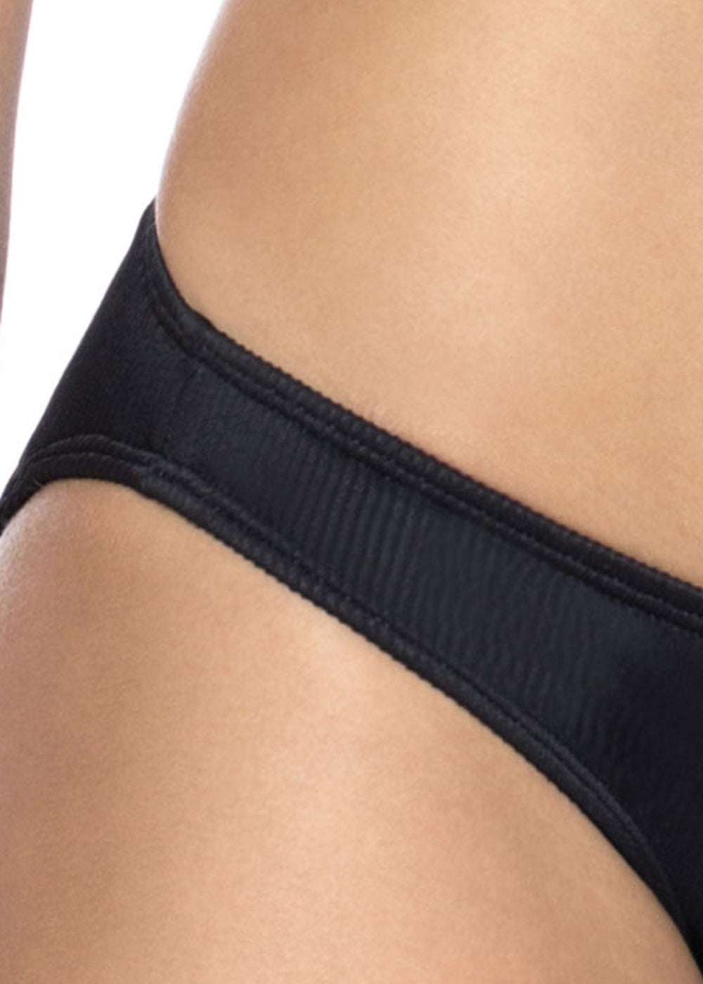 Calcinha de biquíni básica feminina Pq preta