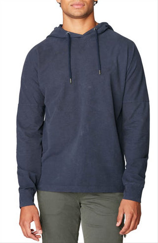 Good Man Brand Japan Long Sleeve Pullover Hoodie in Sky Captain Size Large