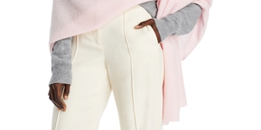 Bloomingdale's Women's Travel Wrap Rosa Tamanho Único