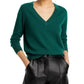 Suéter de cashmere com decote em V Aqua Cashmere
