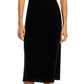 Vestido midi canelado de cashmere C by Bloomingdale's Cashmere preto