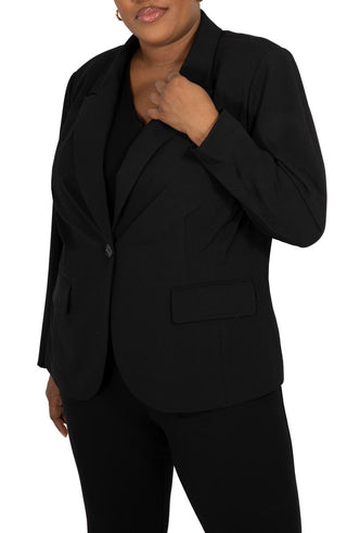 Marée Pour Toi Blazer Core Azul Claro, Tamanho 22W