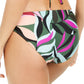 Calcinha de biquíni hipster Hula Honey feminina Tropics, verde, tamanho grande