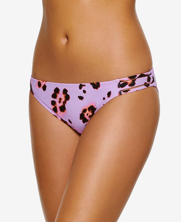 Calcinha de biquíni hipster True Spots da Hula Honey Junior, roxa, tamanho médio