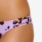 Calcinha de biquíni hipster feminina Hula Honey, roxa, tamanho grande