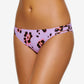 Calcinha de biquíni hipster feminina Hula Honey, roxa, tamanho grande