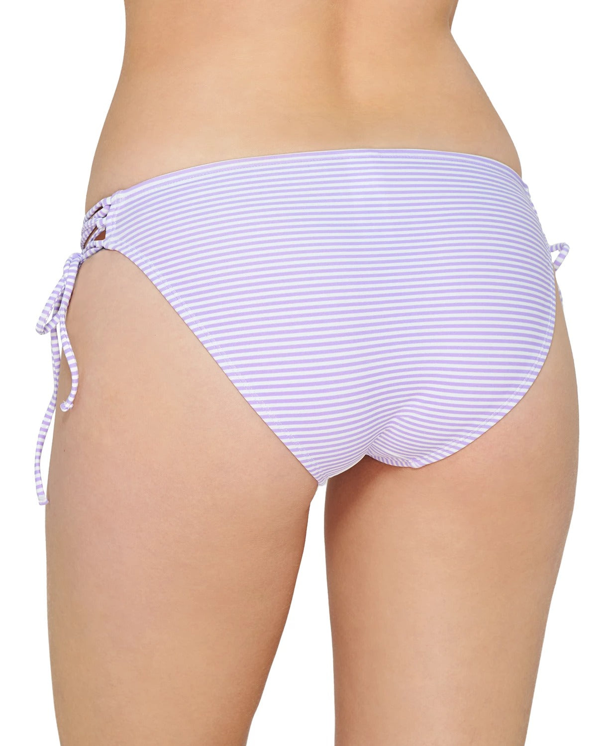 Calcinha de biquíni listrada estilo marinheiro Hula Honey, estilo hipster, roxa, tamanho pequeno