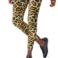 Leggings Terez Femininas Leopard Goals High Shine Marrom Tamanho P
